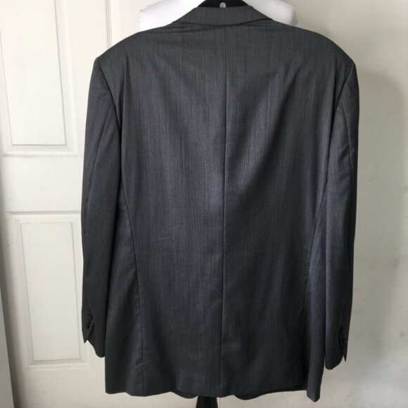 Ermenegildo Zegna Traveller Charcoal Gray Three Button Blazer Jacket Size 56R - Picture 9 of 12